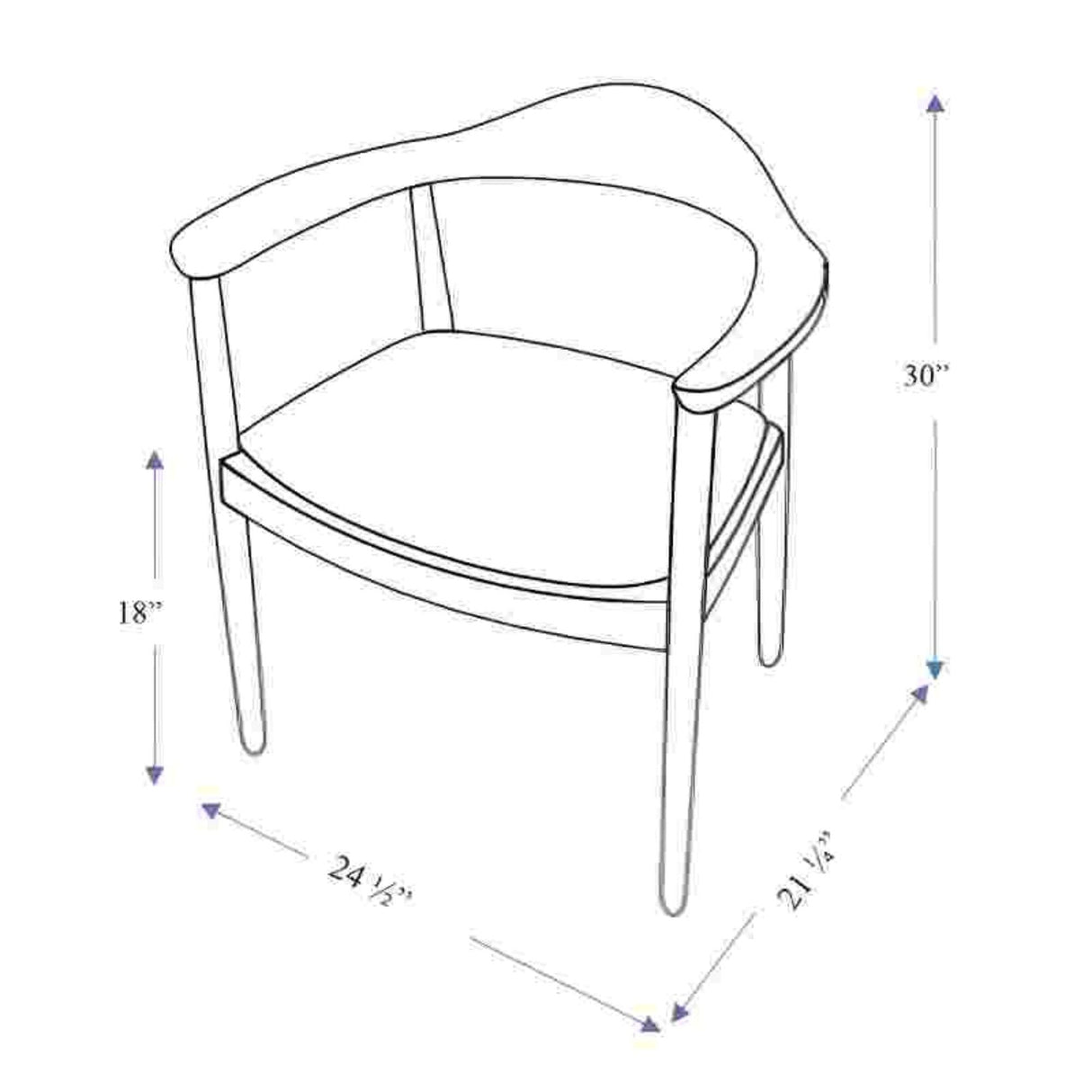 Mid-Century Modern Dining Chair - OROA