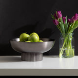 Rooks Ribbed Metal Bowl