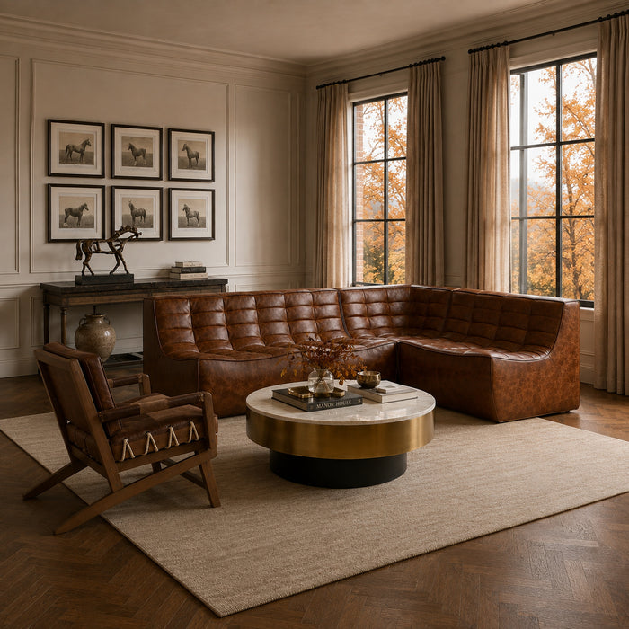 N701 ethnicraft sofa - equestrian style - oroa.com