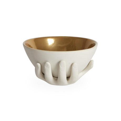 Porcelain Hand Accent Bowl | Jonathan Adler Eve | Oroa.com