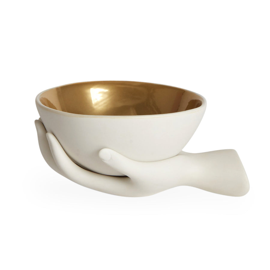 Porcelain Hand Accent Bowl | Jonathan Adler Eve | Oroa.com