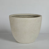 Round Concrete Planter (S/2), Large Outdoor Indoor/Outdoor