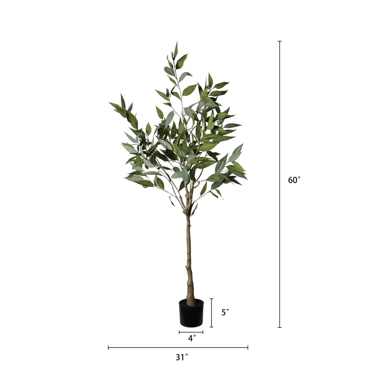 Artificial Eucalyptus Tree - Natural Look