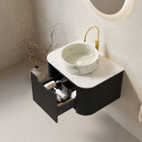 Floating Modern Bathroom Vanity & Sink - OROA
