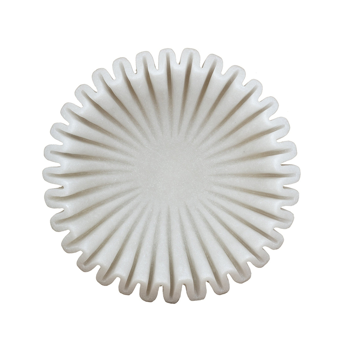 Wavy Sand bowl - White Finish