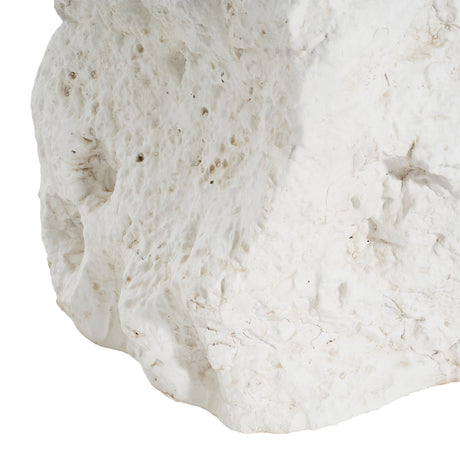 Minimalist Patio Side table White - OROA