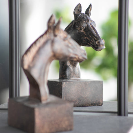 Sculptural Horse Bookends (S/2)