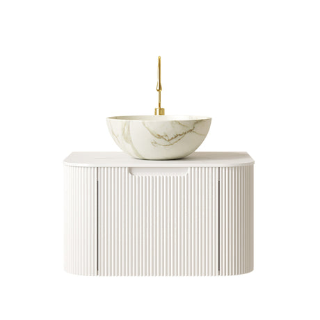 Floating Modern Bathroom Vanity & Sink - OROA