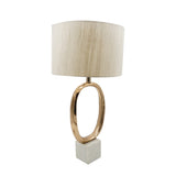 Oval Shape Metal Table Lamp - OROA