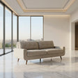 Fog Beige Tufted Upholstered Sofa – OROA, view 2