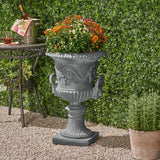 MGO Garden Urn Planter Black