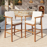 Outdoor Counter Bar Stools (S/2) - Natural