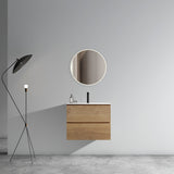 24" Wall Mount Bathroom Vanity - OROA
