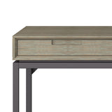 Handcrafted Solid Wood & Metal Desk - OROA