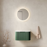 Wall Mounted Green Cabinet, Carrara - OROA