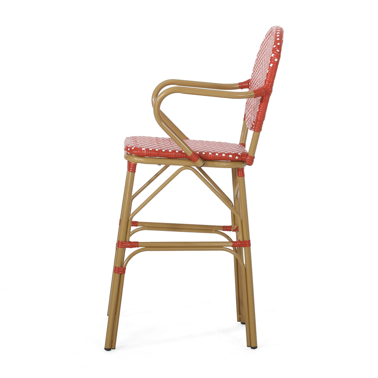 Outdoor Bar stool - French Bistro Red