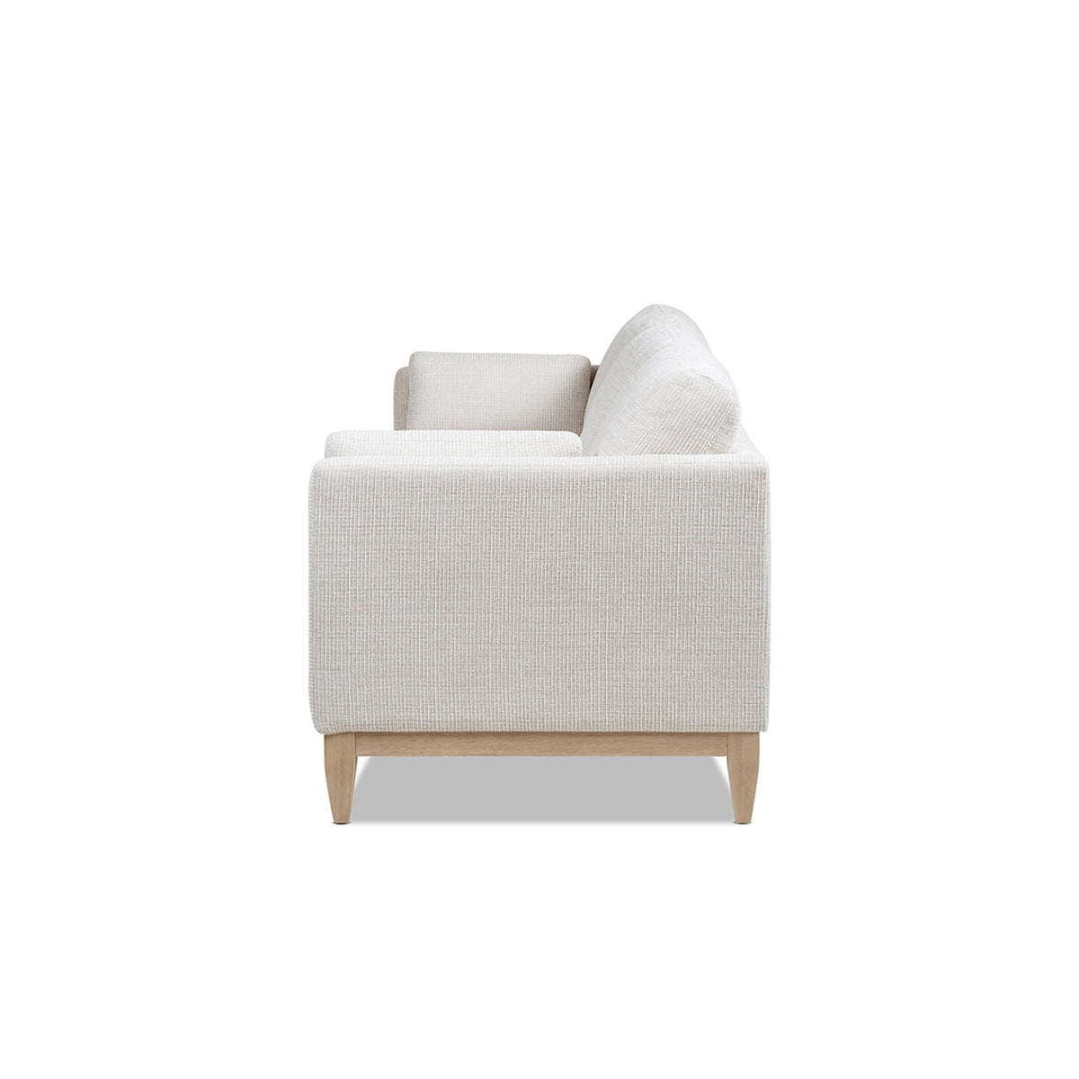 Knox Modern Farmhouse Sofa, Light Beige Chenille with Pinewood Frame - OROA Online Furniture