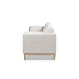 Knox Modern Farmhouse Sofa, Light Beige Chenille with Pinewood Frame - OROA Online Furniture