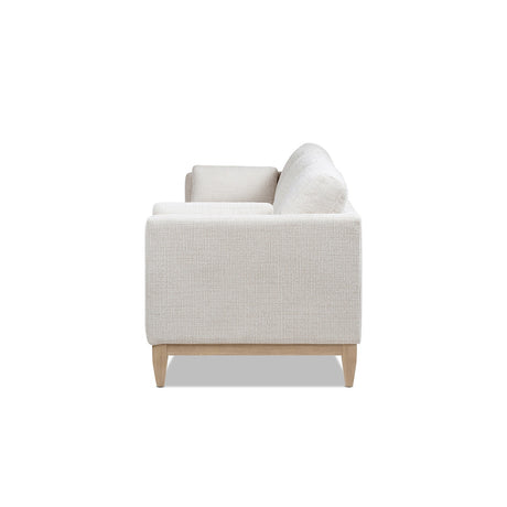Knox Modern Farmhouse Sofa, Light Beige Chenille with Pinewood Frame - OROA Online Furniture