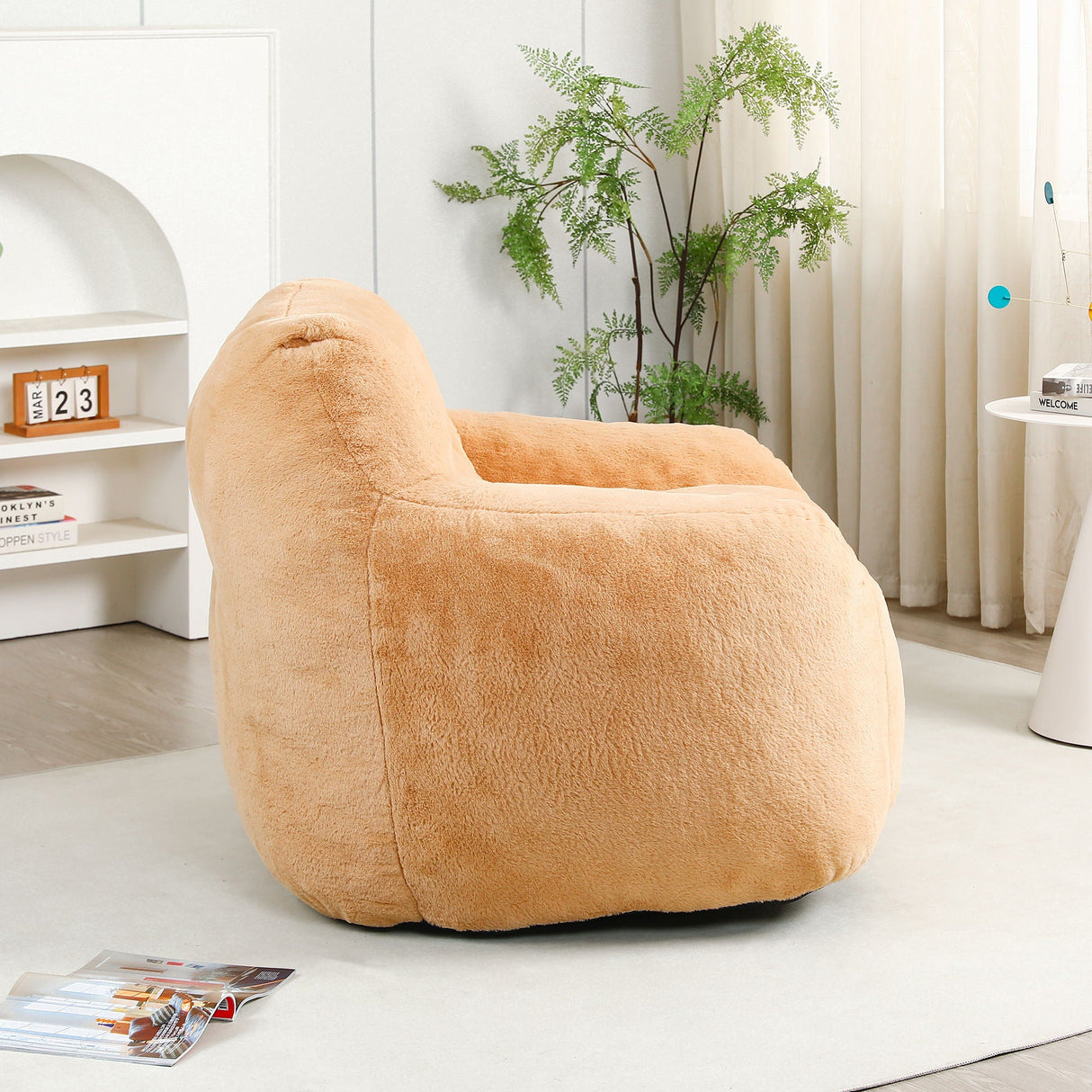 Beanbag Sofa Chair With Armrests - OROA