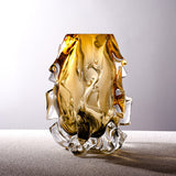 Creative Crystal Glass Vase Flower Arrangement Art Ornaments