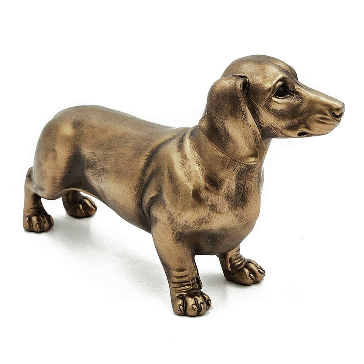 Copper Dachshund Figurine