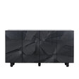 Black Woven Pattern Sideboard 59 Inch – OROA, view 1