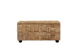 Natural Rattan Lift Top Storage Trunk – OROA, view 8