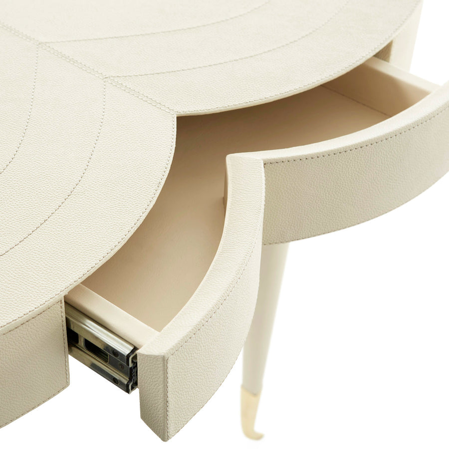 Leather 1-Drawer Side Table | Jonathan Adler | Oroa.com