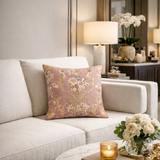 Fontainebleau Embroidered Linen Throw Pillow Cover - OROA