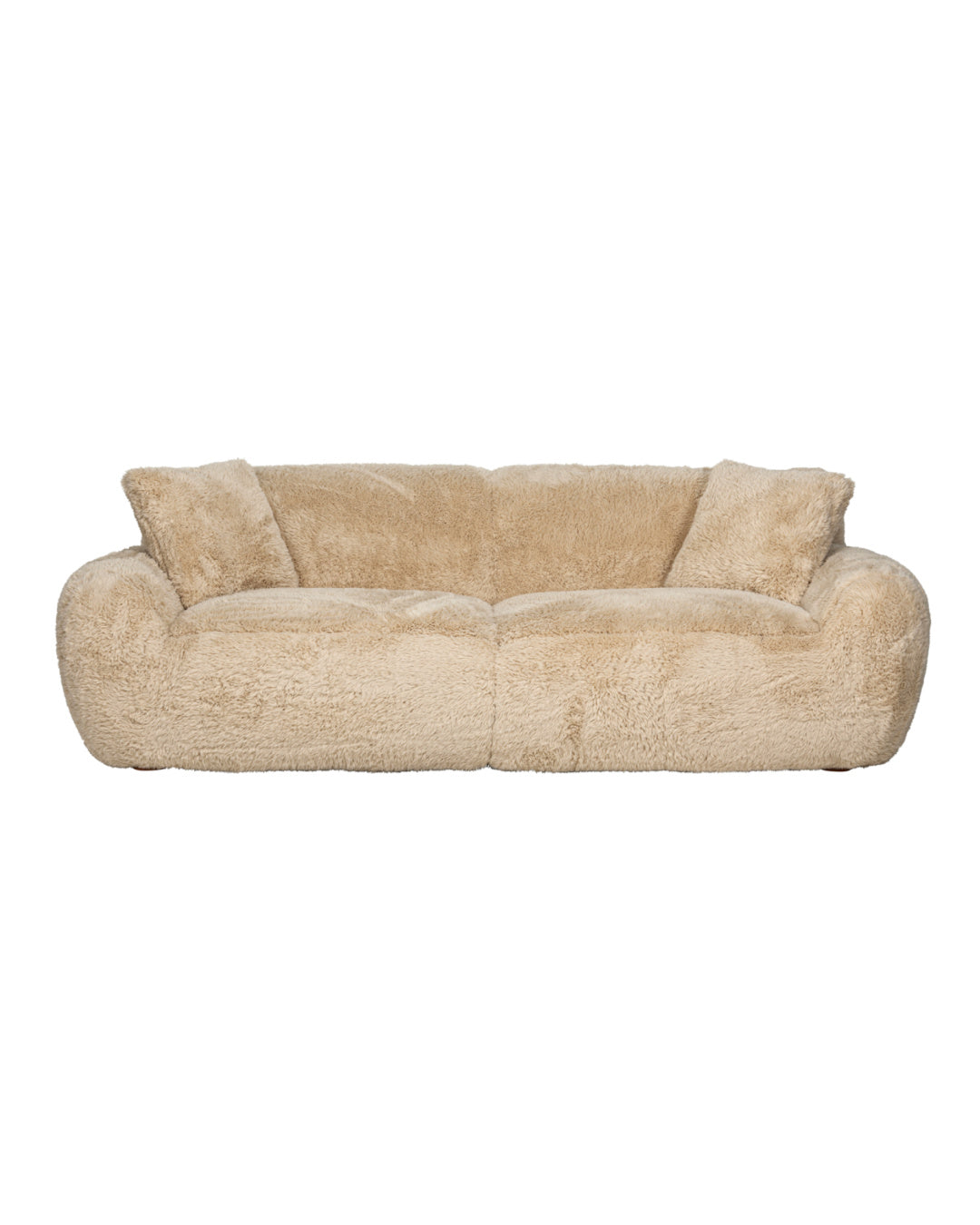 beige furry sofa - www.oroa.com