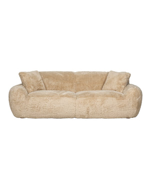 beige furry sofa - www.oroa.com