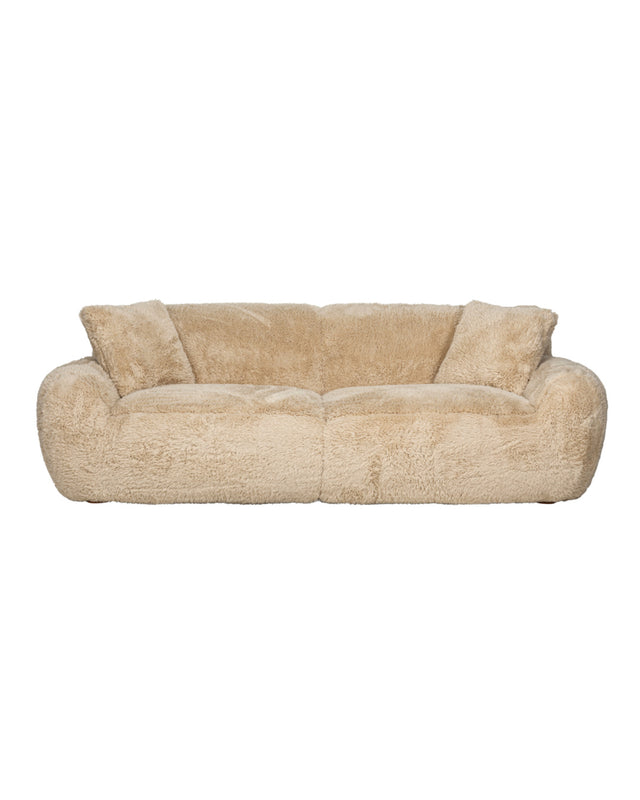 beige furry sofa - www.oroa.com
