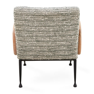Striated Bouclé Lounge Chair | Jonathan Adler Gainsbourg | Oroa.com