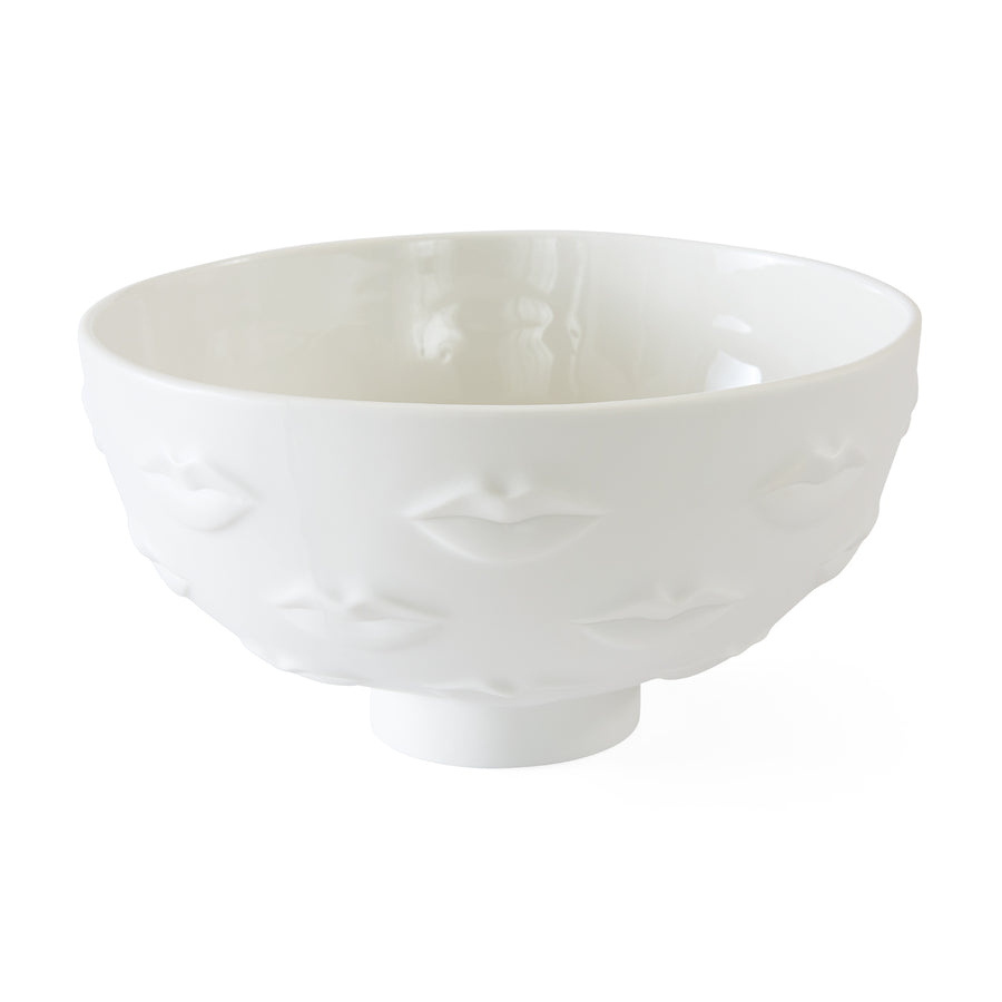 Embossed Lips Porcelain Bowl | Jonathan Adler Gala | Oroa.com