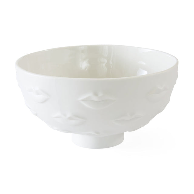 Embossed Lips Porcelain Bowl | Jonathan Adler Gala | Oroa.com