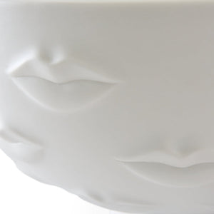 Embossed Lips Porcelain Bowl | Jonathan Adler Gala | Oroa.com