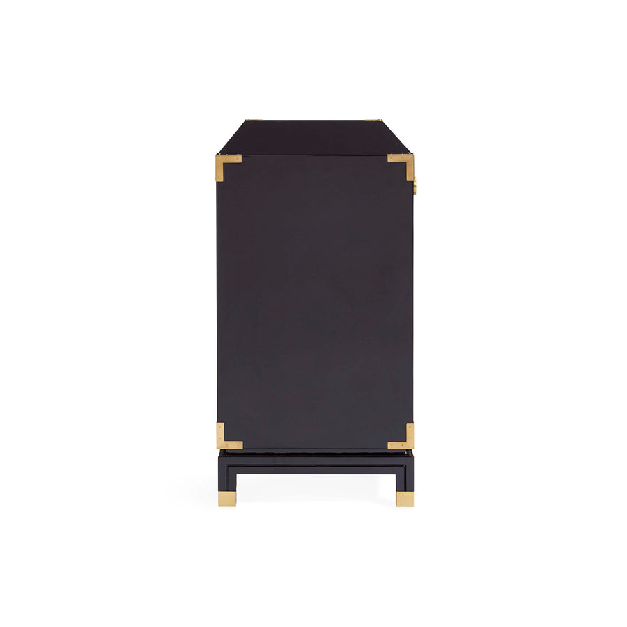 Gold Etched Black Sideboard | Jonathan Adler Gala | Oroa.com