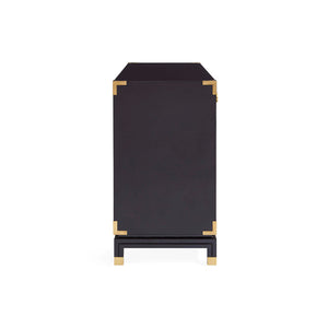 Gold Etched Black Sideboard | Jonathan Adler Gala | Oroa.com