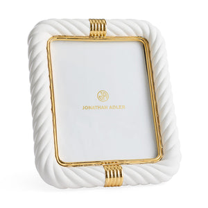 White Porcelain Photo Frame | Jonathan Adler Geneva | Oroa.com