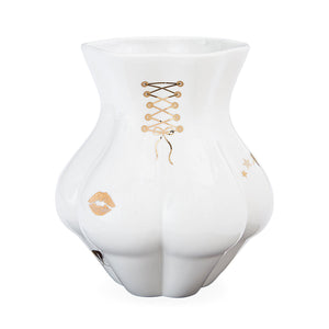Porcelain Gilded Derrière Vase | Jonathan Adler Kiki | Oroa.com