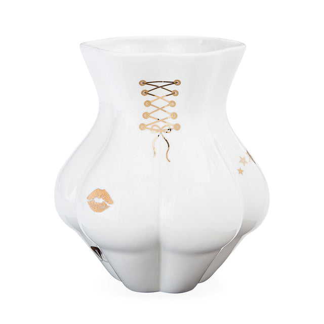 Porcelain Gilded Derrière Vase | Jonathan Adler Kiki | Oroa.com