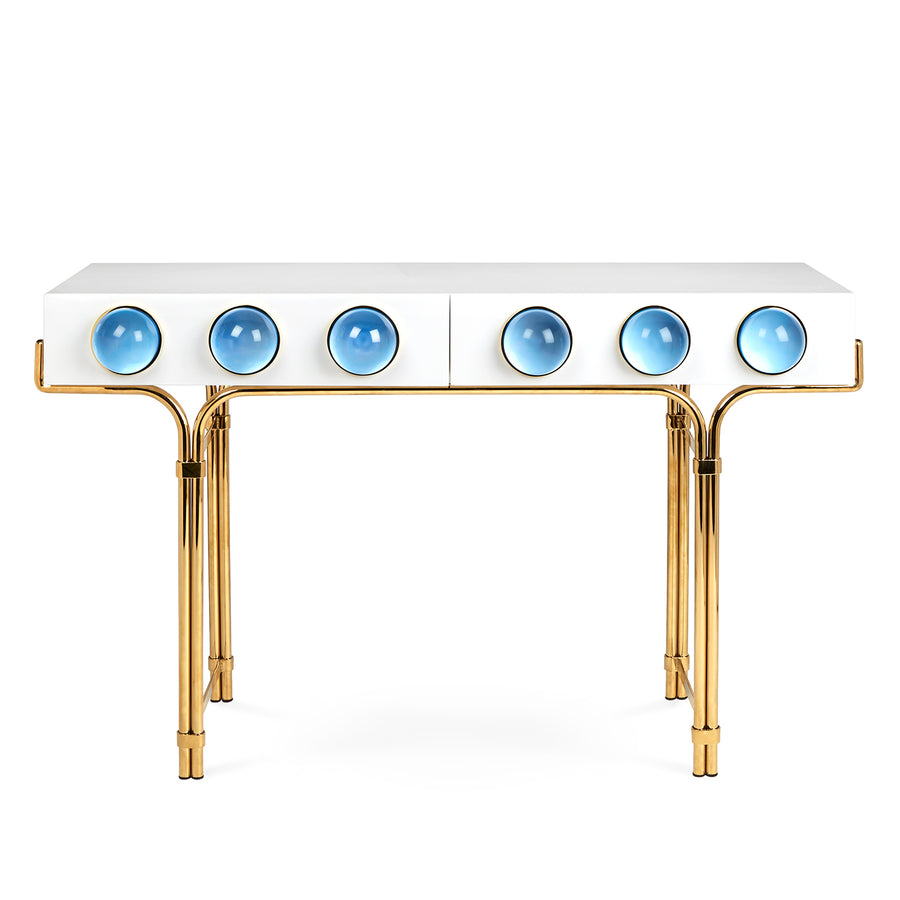 Blue Cabochons 2-Drawer Console | Jonathan Adler | Oroa.com