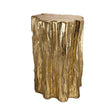 Golden Tree Trunk Accent Stool | OROA