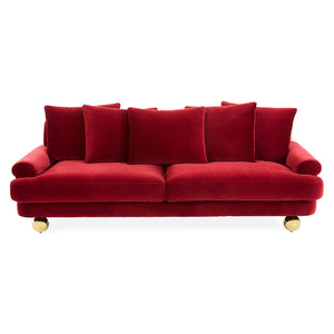 Orb Feet Velvet Sofa | Jonathan Adler Greenwich | Oroa.com