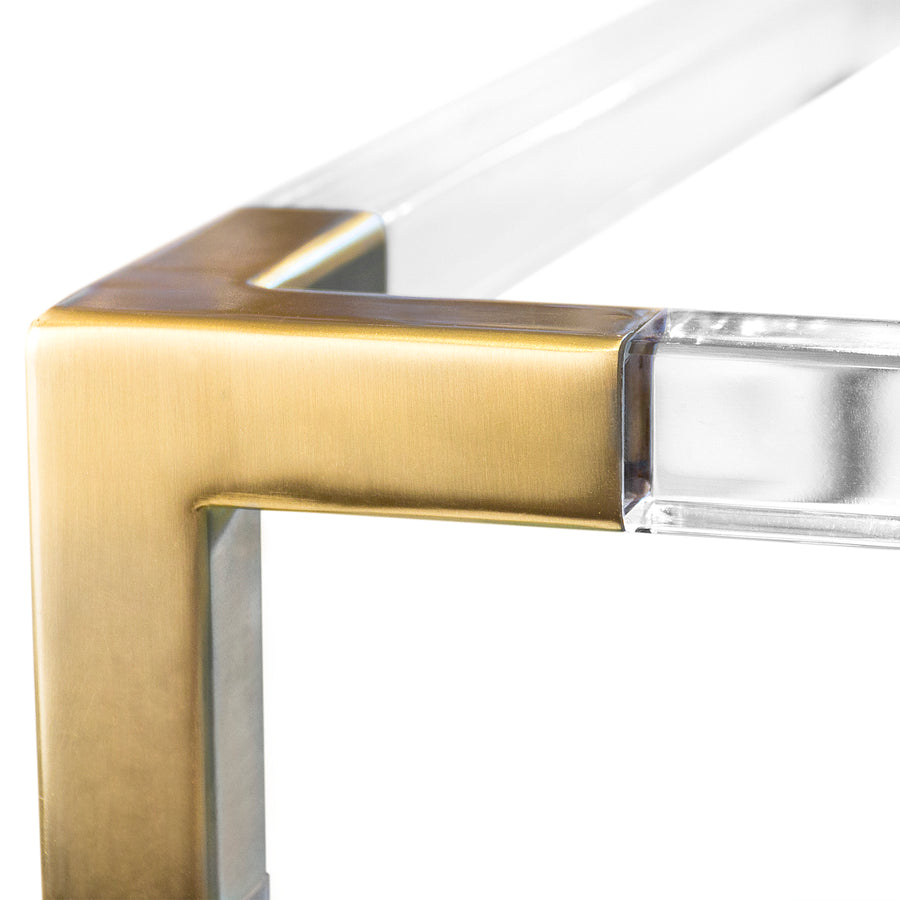 Two-Tier Glass Side Table | Jonathan Adler Jacques | Oroa.com