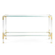 Clear Acrylic Framed Console | Jonathan Adler Jacques | Oroa.com