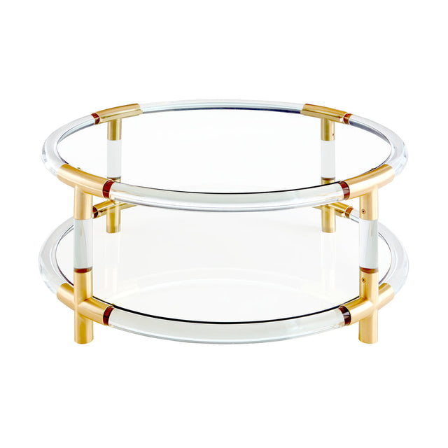 Round Acrylic Cocktail Table | Jonathan Adler Jacques | Oroa.com