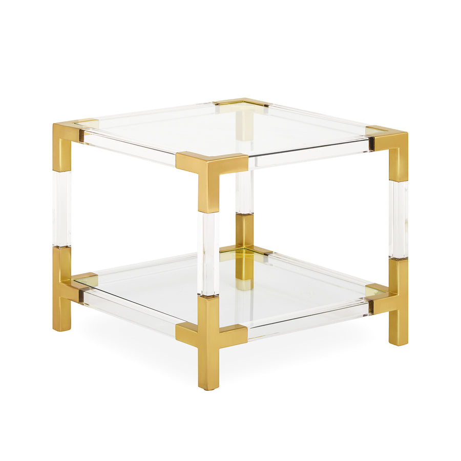 Two-Tier Glass Accent Table | Jonathan Adler Jacques | Oroa.com