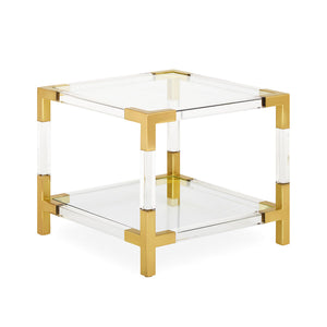 Two-Tier Glass Accent Table | Jonathan Adler Jacques | Oroa.com